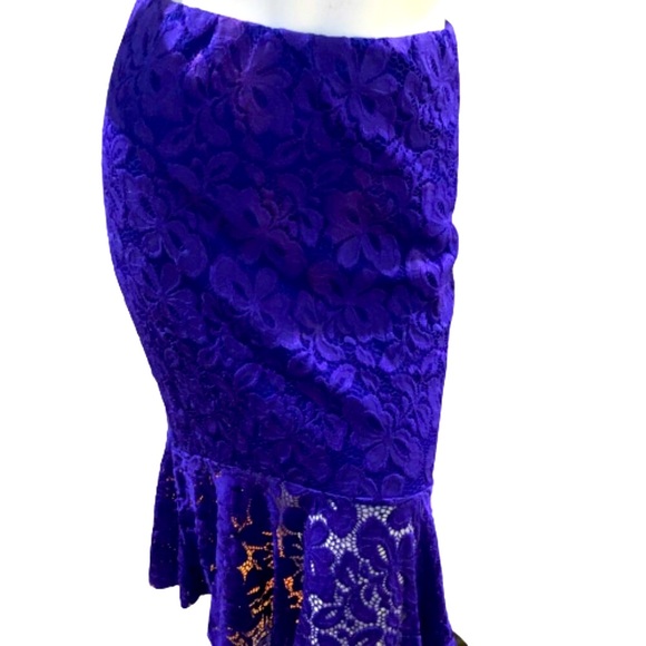 Another Story Size  L Royal Blue Skirt - Picture 1 of 6